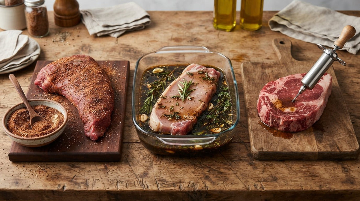 Injecteren of marinade? Wat écht werkt per stuk vlees