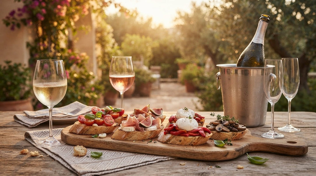 welke drank past bij bruschetta