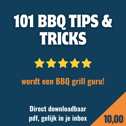 101 Barbecue Tips en Tricks – E-book voor een betere BBQ elke keer E-book Daily Vibes