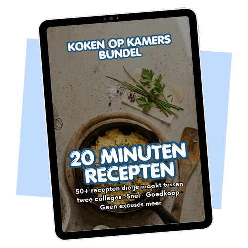 20 Minuten Recepten Studentenversie – E-book: snel en goedkoop koken als student E-book Daily Vibes