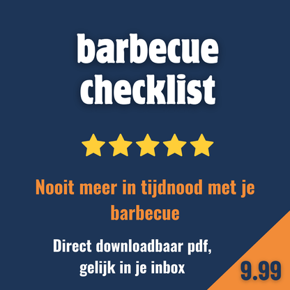 Barbecue Checklist – E-book: nooit meer iets vergeten bij de BBQ E-book Daily Vibes