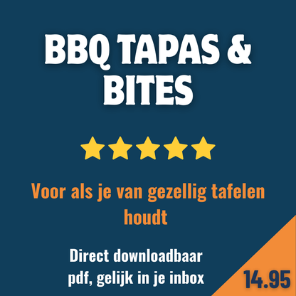 Barbecue Tapas en Bites – E-book met kleine hapjes van de grill E-book Daily Vibes