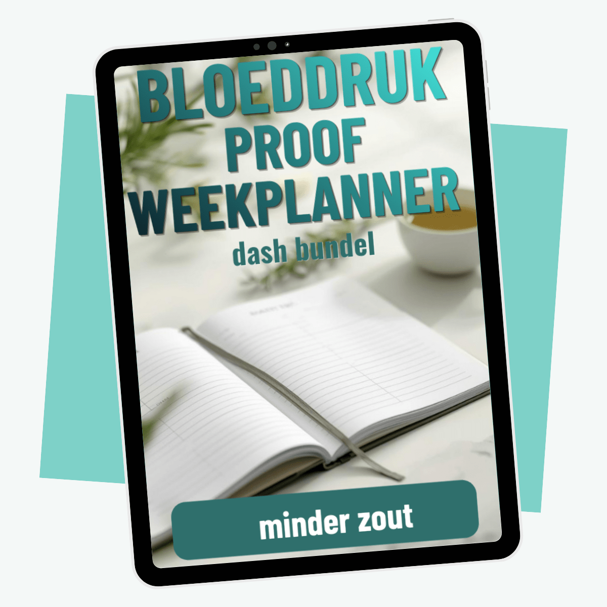 Bloeddrukproof Weekplanner – E-book met maaltijdplan voor lagere bloeddruk E-book Daily Vibes