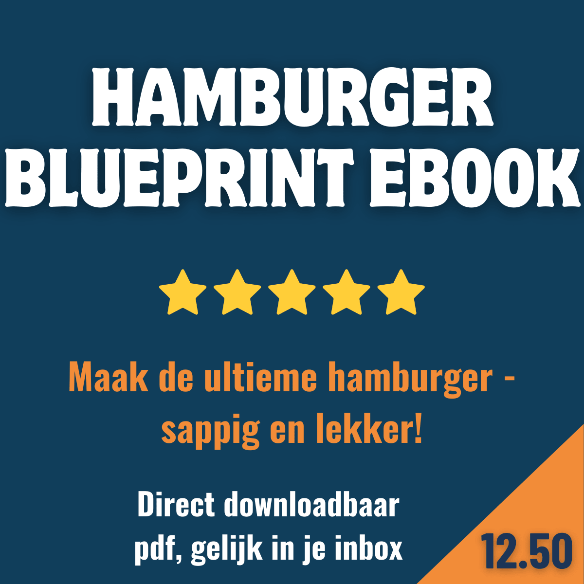 Hamburger Blueprint – E-book: zelf de perfecte burger maken op de BBQ E-book Daily Vibes