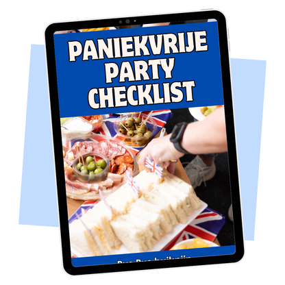 Paniekvrije Party checklist Daily Vibes